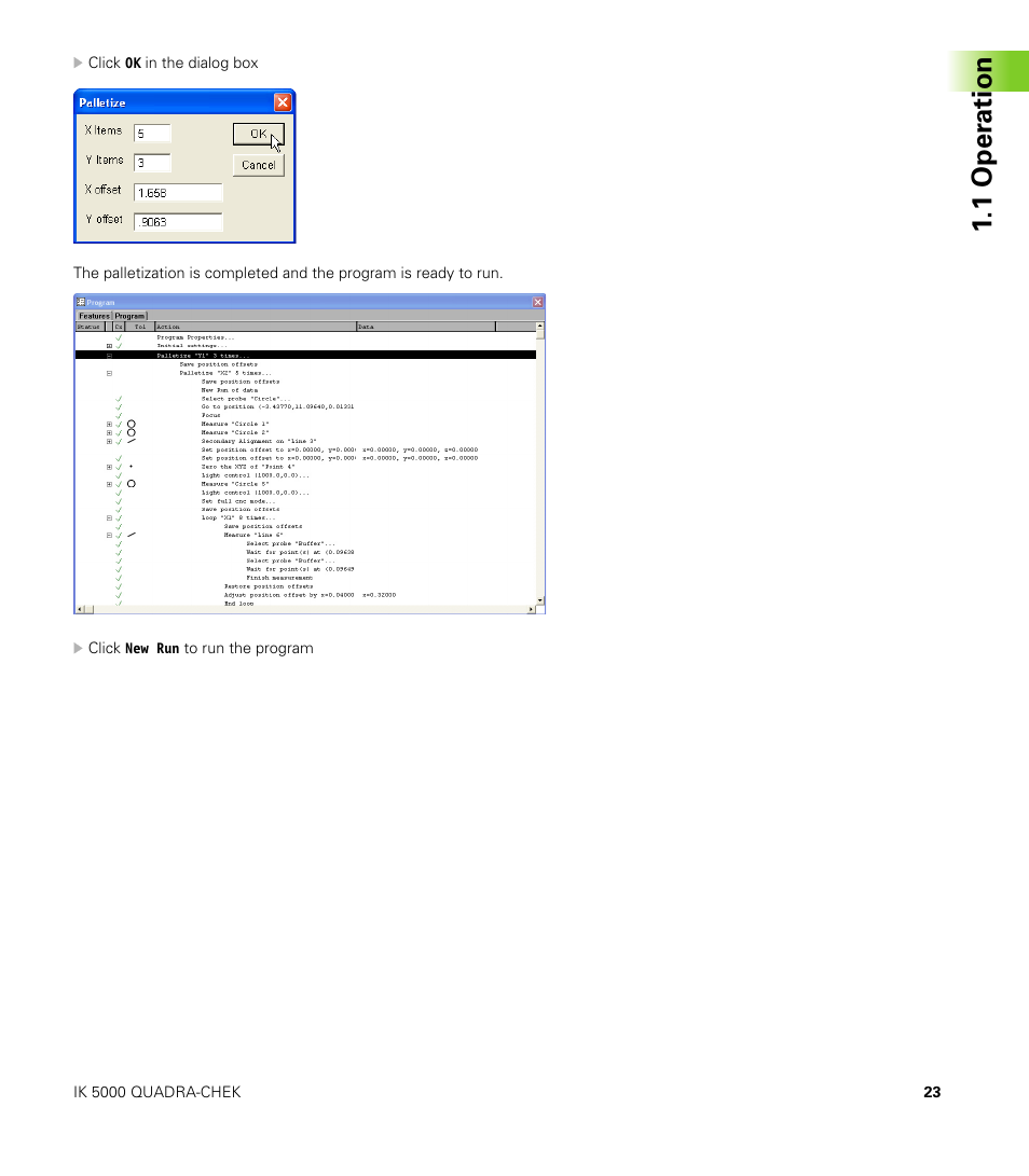 1 oper ation | HEIDENHAIN IK 5000 Addendum User Manual | Page 23 / 100