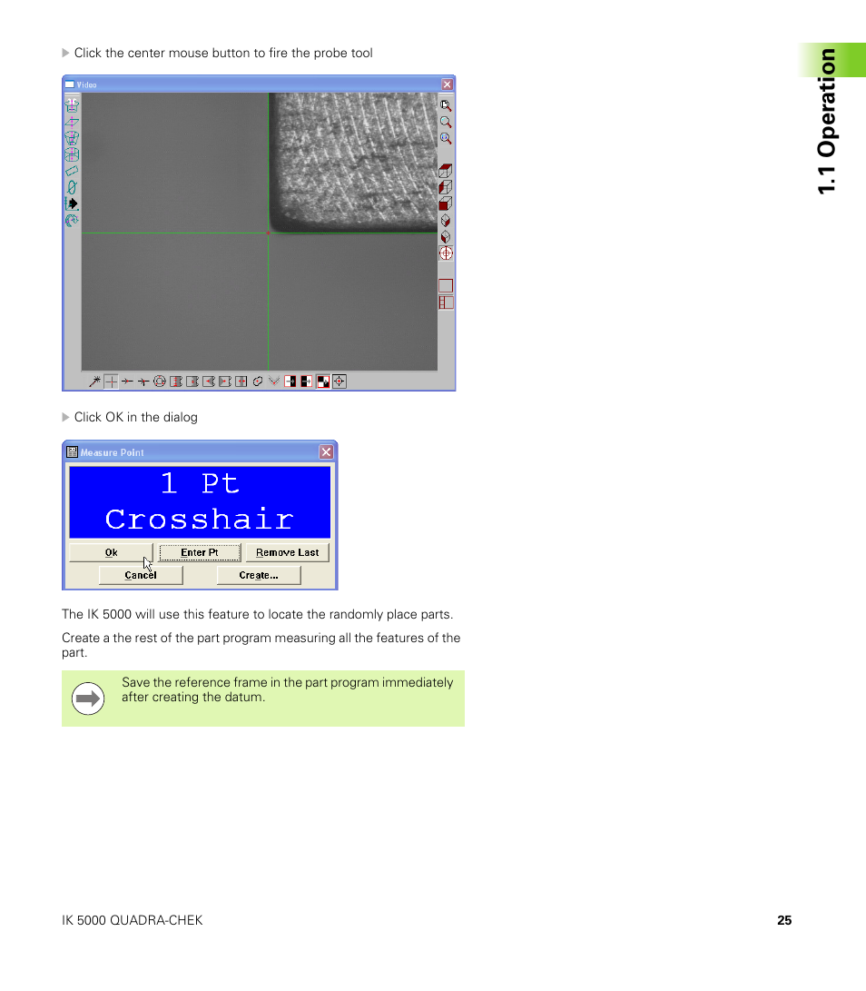 1 oper ation | HEIDENHAIN IK 5000 Addendum User Manual | Page 25 / 100