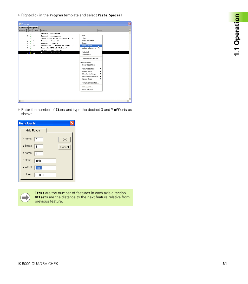 1 oper ation | HEIDENHAIN IK 5000 Addendum User Manual | Page 31 / 100