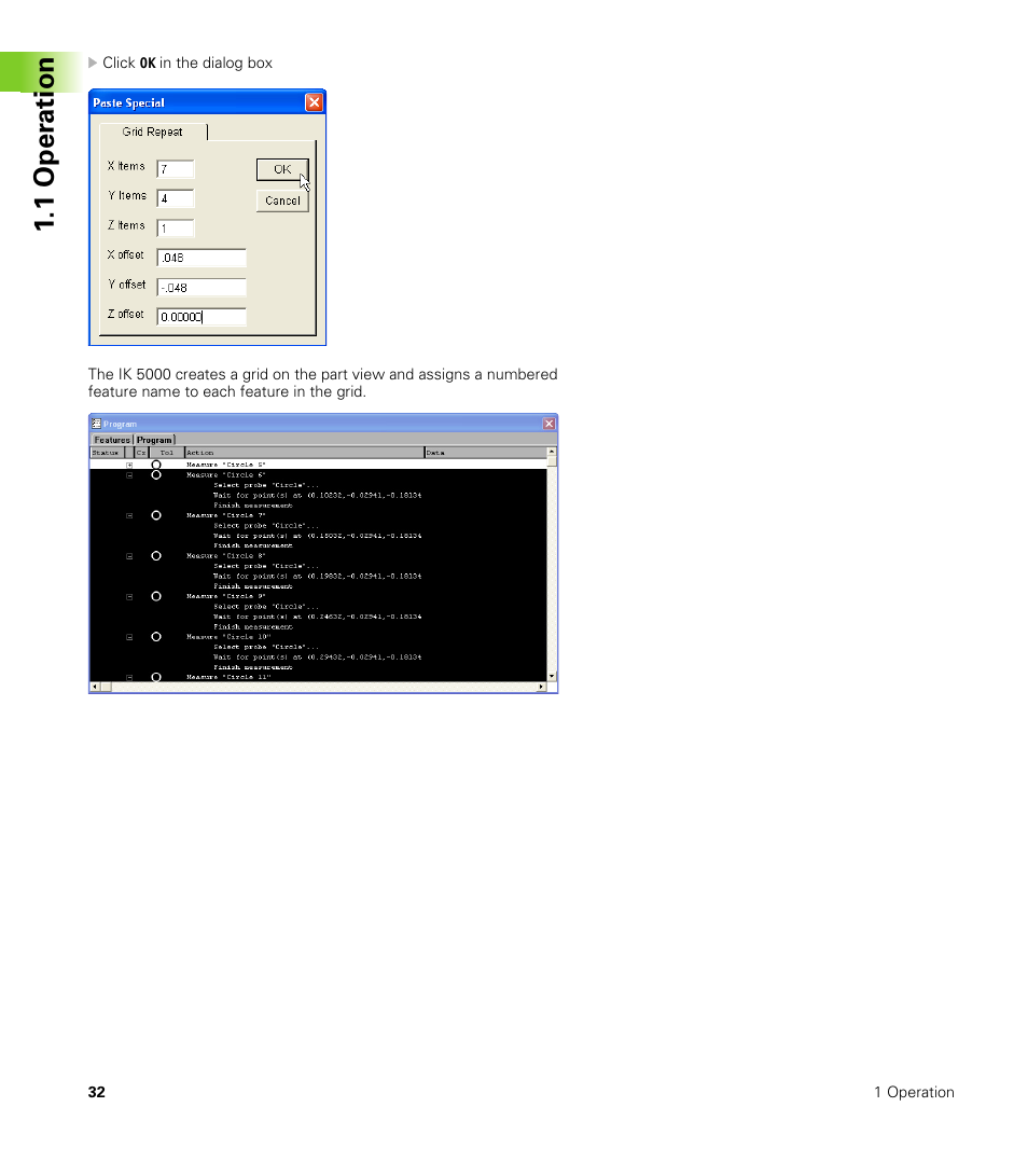 1 oper ation | HEIDENHAIN IK 5000 Addendum User Manual | Page 32 / 100