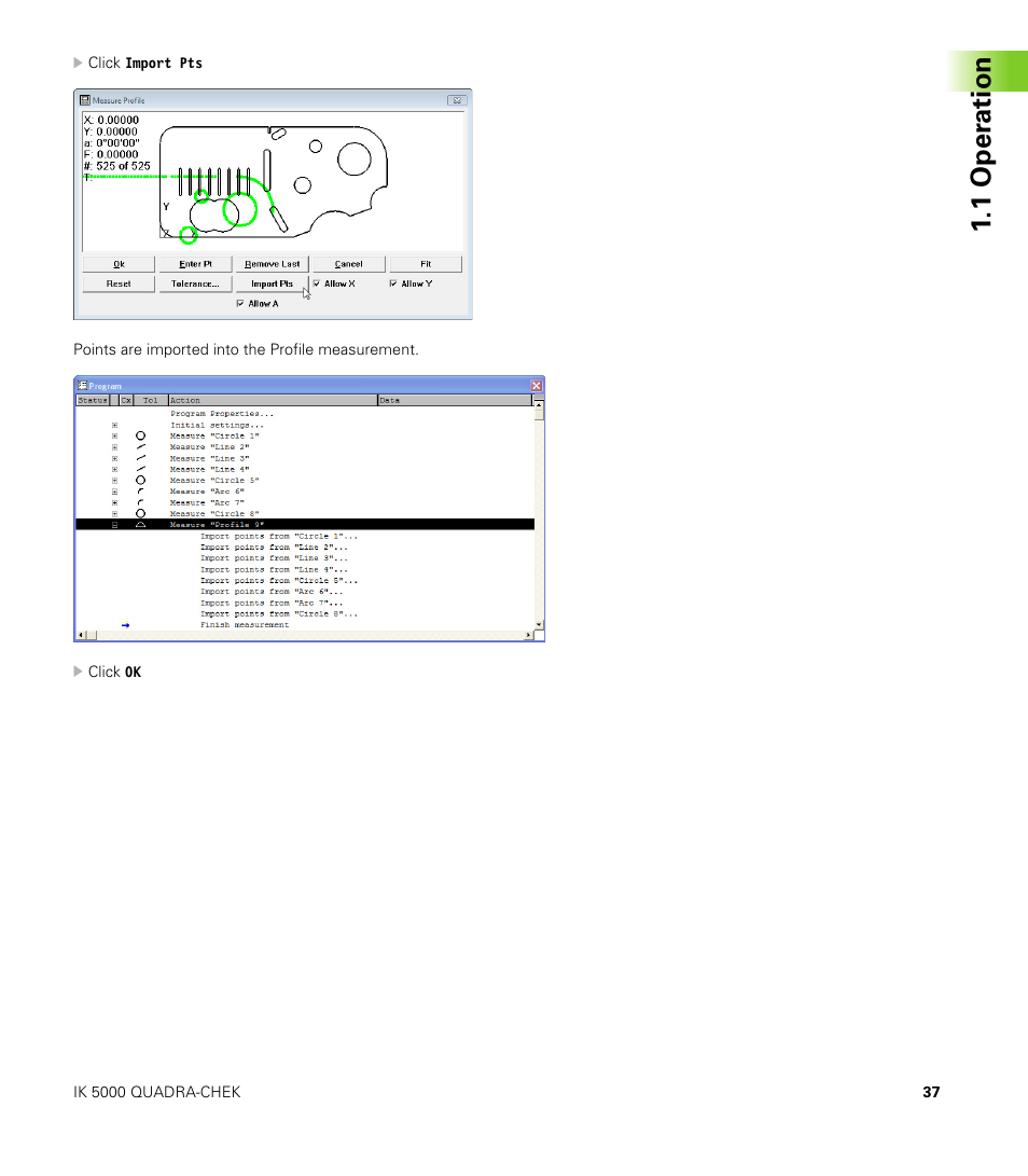 1 oper ation | HEIDENHAIN IK 5000 Addendum User Manual | Page 37 / 100