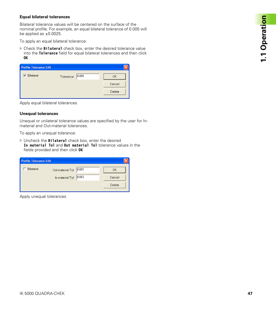 1 oper ation | HEIDENHAIN IK 5000 Addendum User Manual | Page 47 / 100