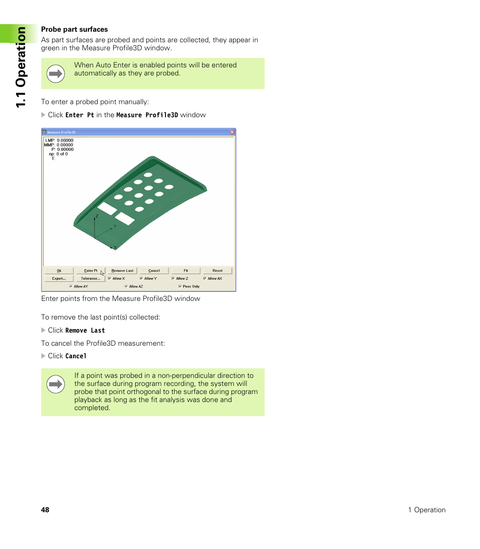 1 oper ation | HEIDENHAIN IK 5000 Addendum User Manual | Page 48 / 100