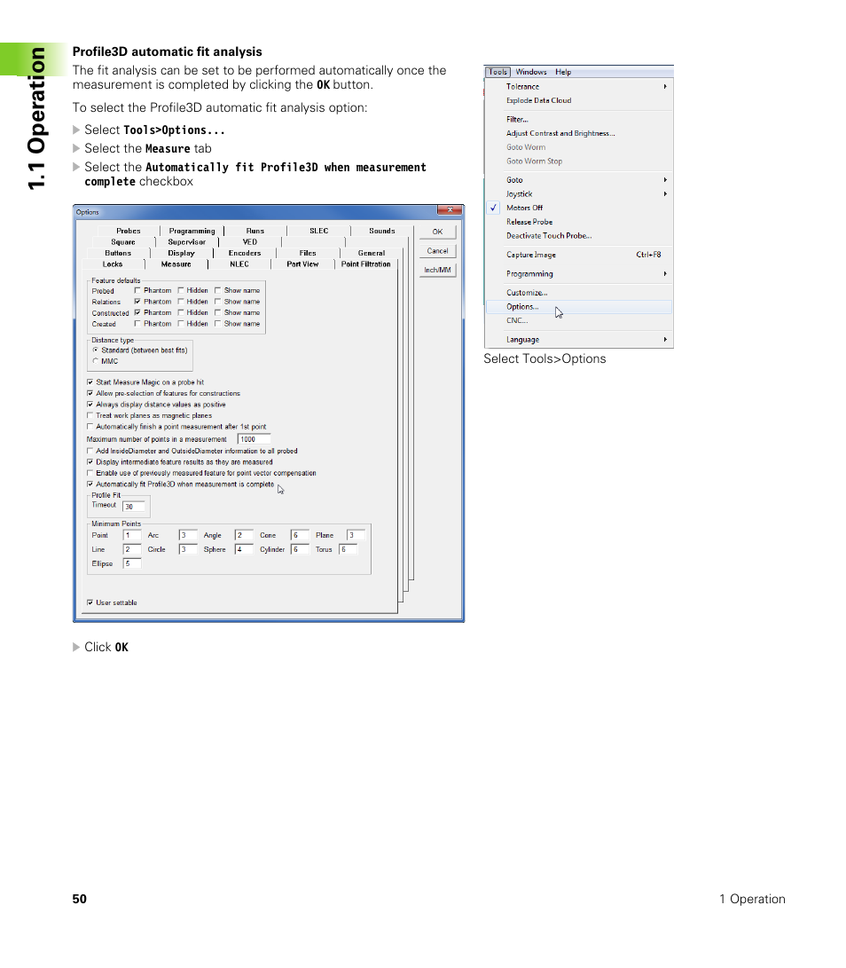 1 oper ation | HEIDENHAIN IK 5000 Addendum User Manual | Page 50 / 100