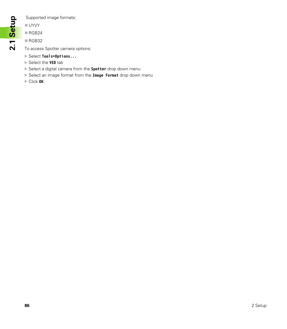 1 set u p | HEIDENHAIN IK 5000 Addendum User Manual | Page 86 / 100
