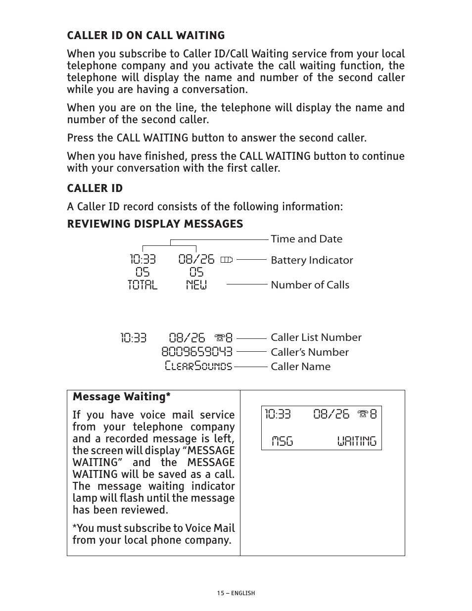 ClearSounds CSC600 User Manual | Page 15 / 22