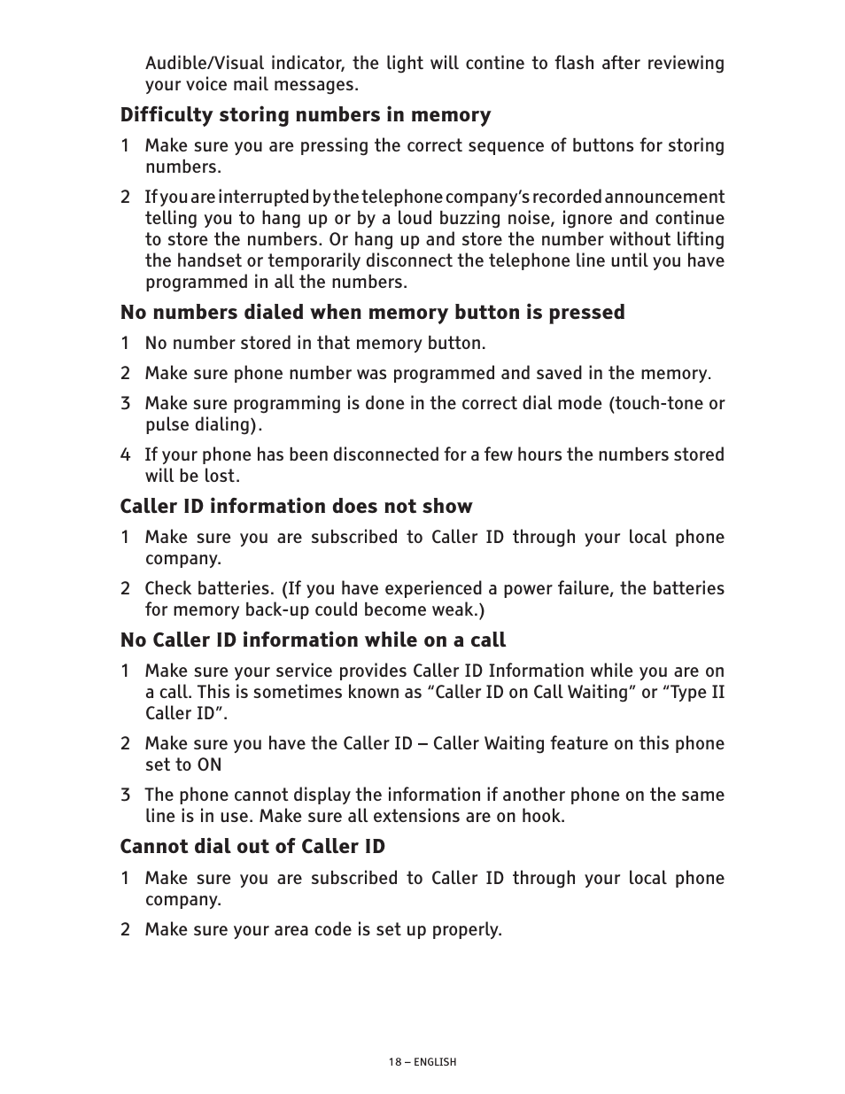 ClearSounds CSC600 User Manual | Page 18 / 22
