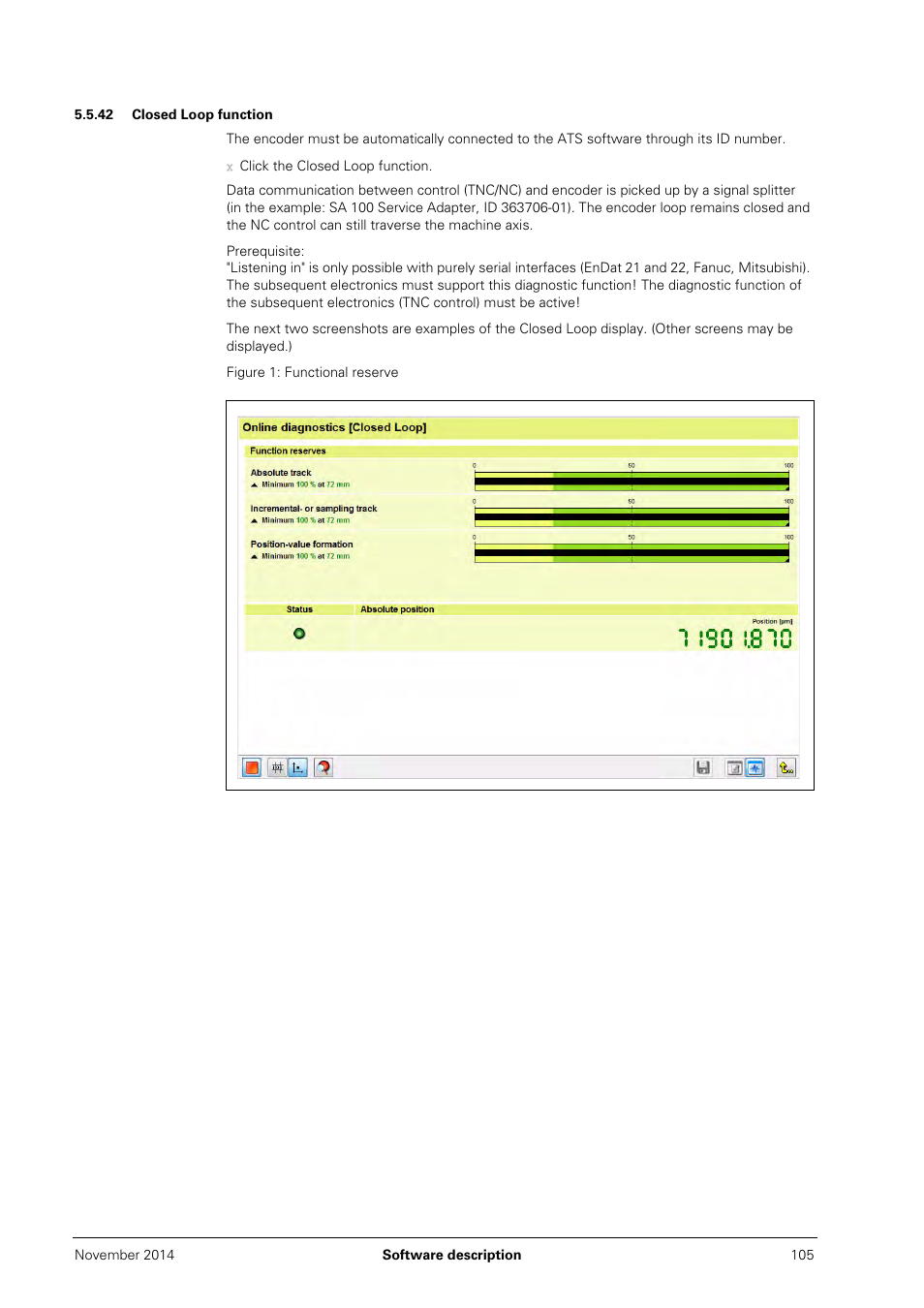 42 closed loop function | HEIDENHAIN PWM 20 User Manual | Page 104 / 244