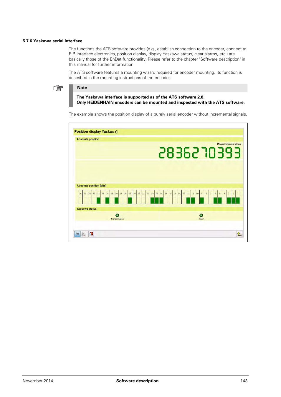 6 yaskawa serial interface | HEIDENHAIN PWM 20 User Manual | Page 142 / 244