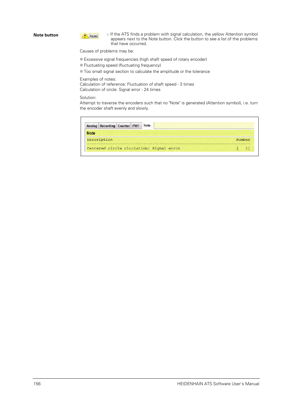 Note button | HEIDENHAIN PWM 20 User Manual | Page 153 / 244