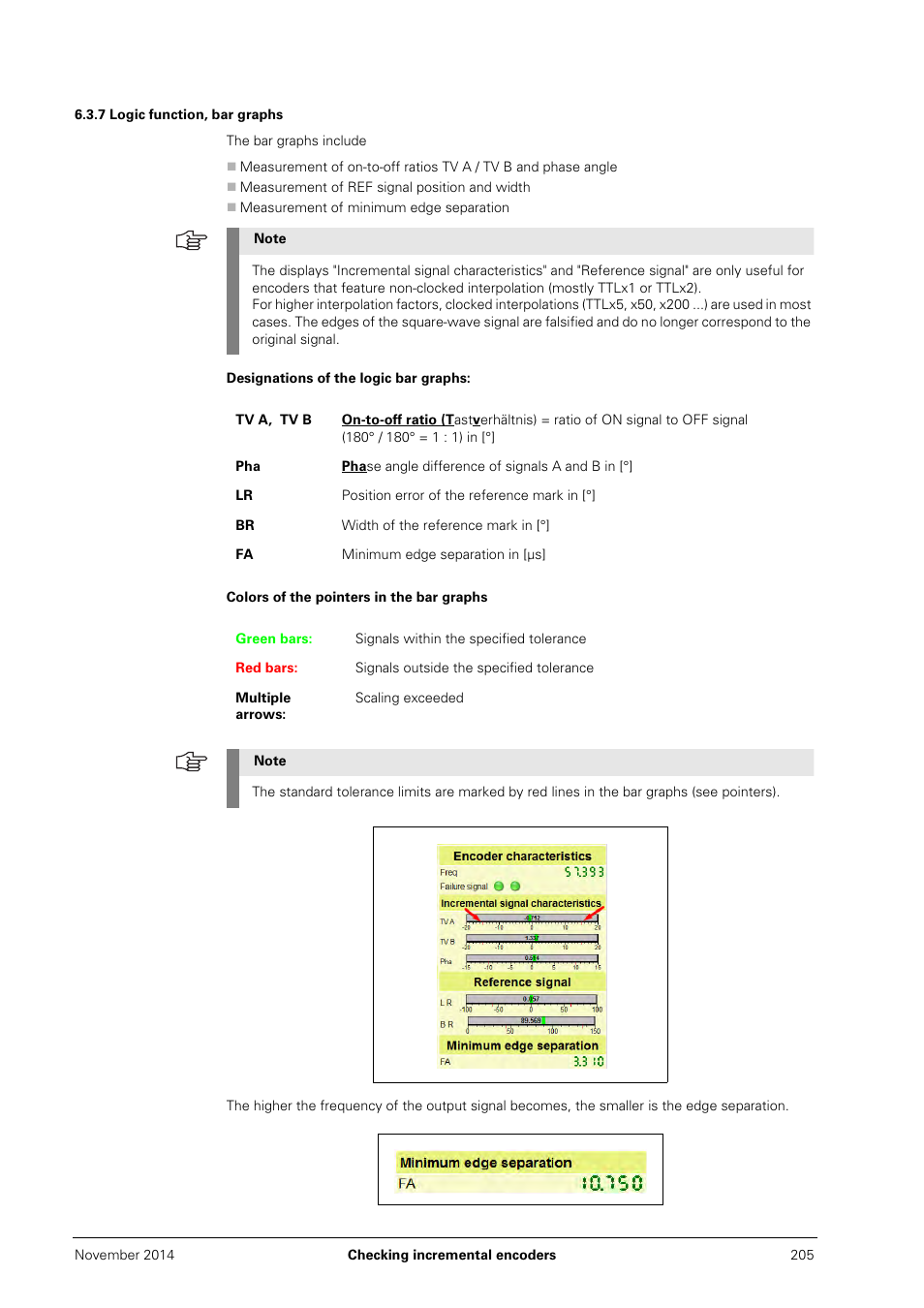 7 logic function, bar graphs | HEIDENHAIN PWM 20 User Manual | Page 202 / 244