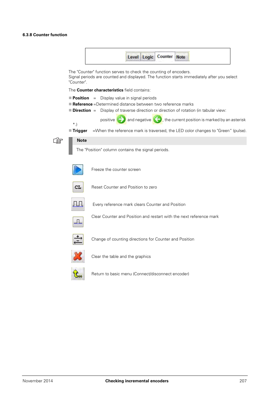 8 counter function | HEIDENHAIN PWM 20 User Manual | Page 204 / 244