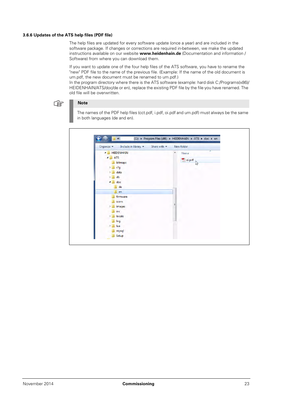 6 updates of the ats help files (pdf file) | HEIDENHAIN PWM 20 User Manual | Page 22 / 244