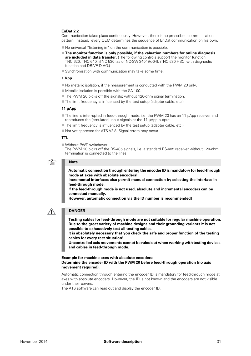 HEIDENHAIN PWM 20 User Manual | Page 30 / 244