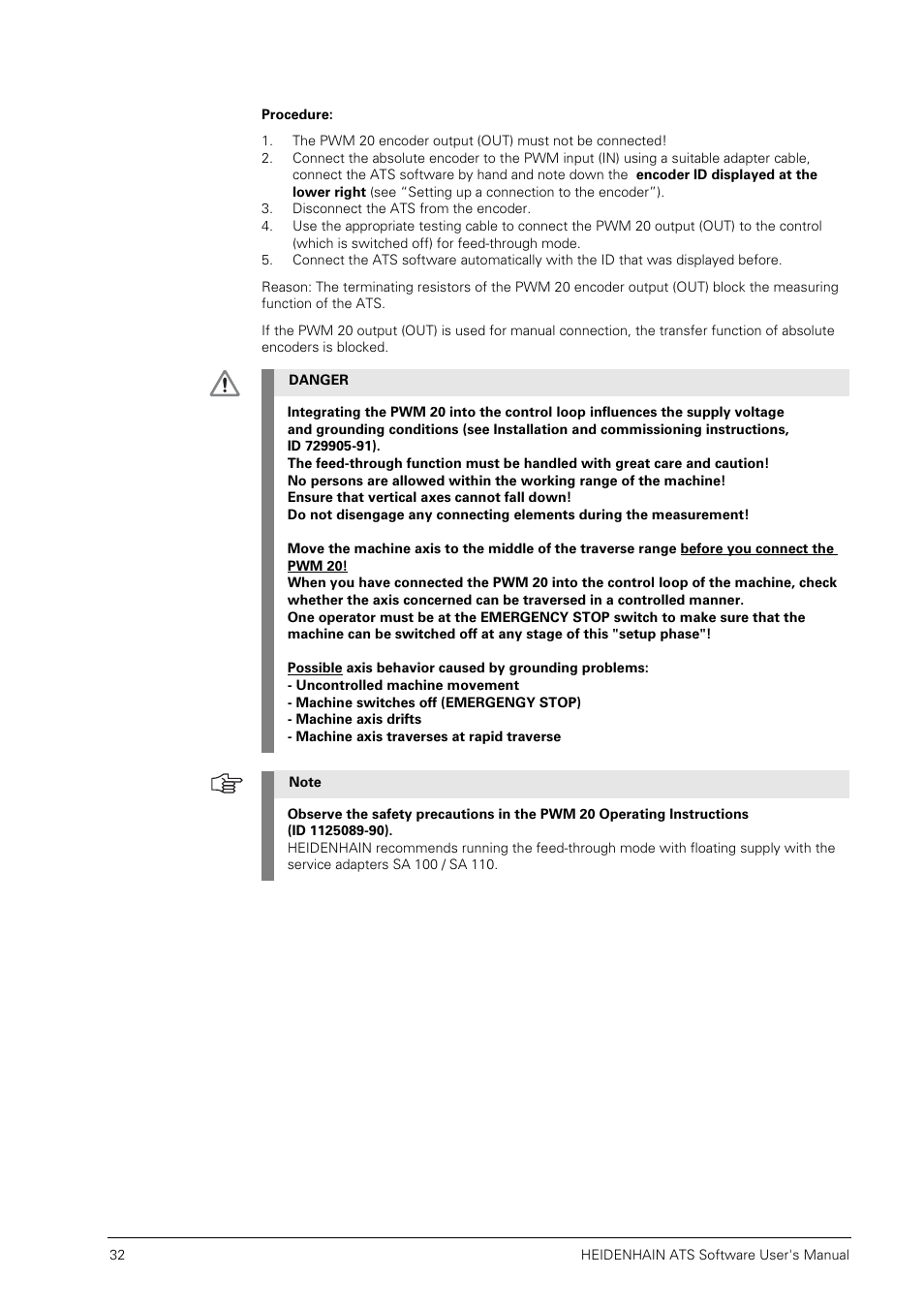 HEIDENHAIN PWM 20 User Manual | Page 31 / 244