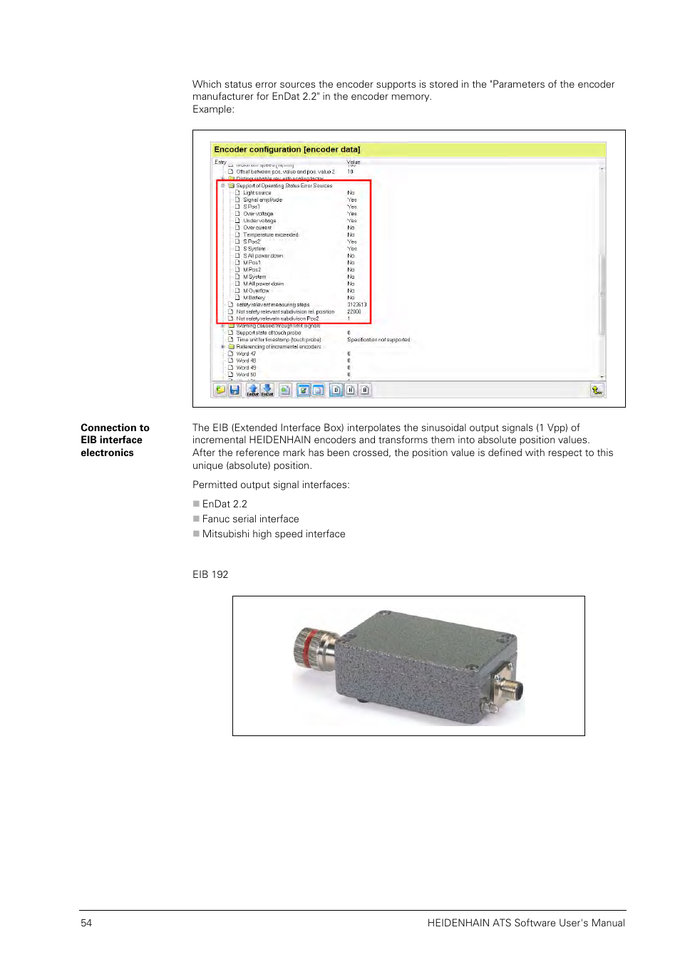 Connection to eib interface electronics | HEIDENHAIN PWM 20 User Manual | Page 53 / 244