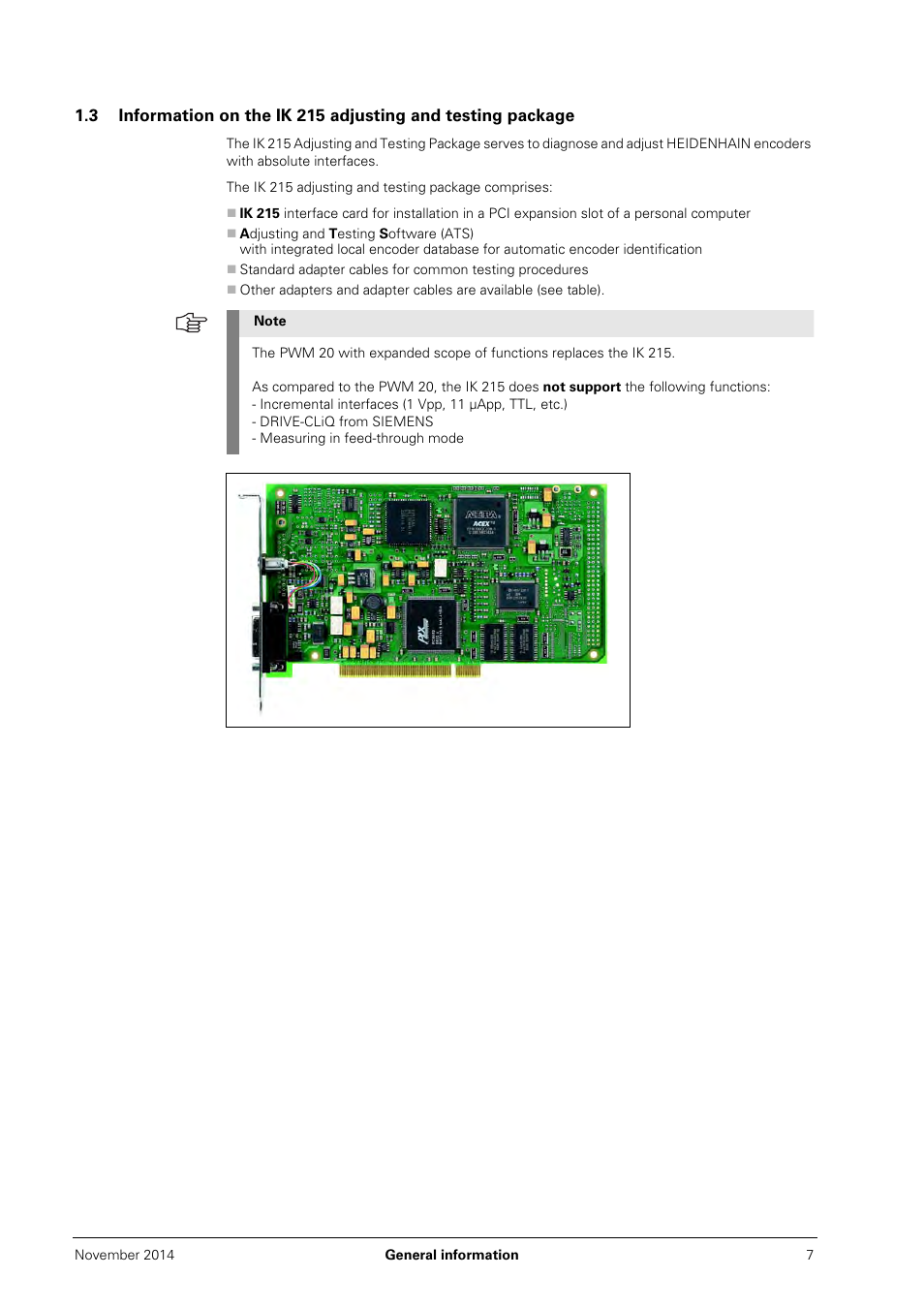 HEIDENHAIN PWM 20 User Manual | Page 6 / 244
