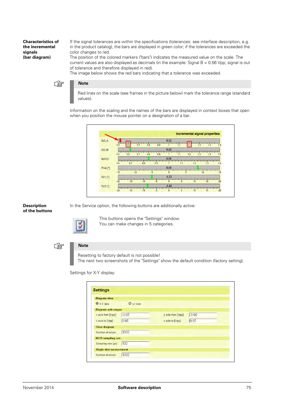 Description of the buttons | HEIDENHAIN PWM 20 User Manual | Page 74 / 244
