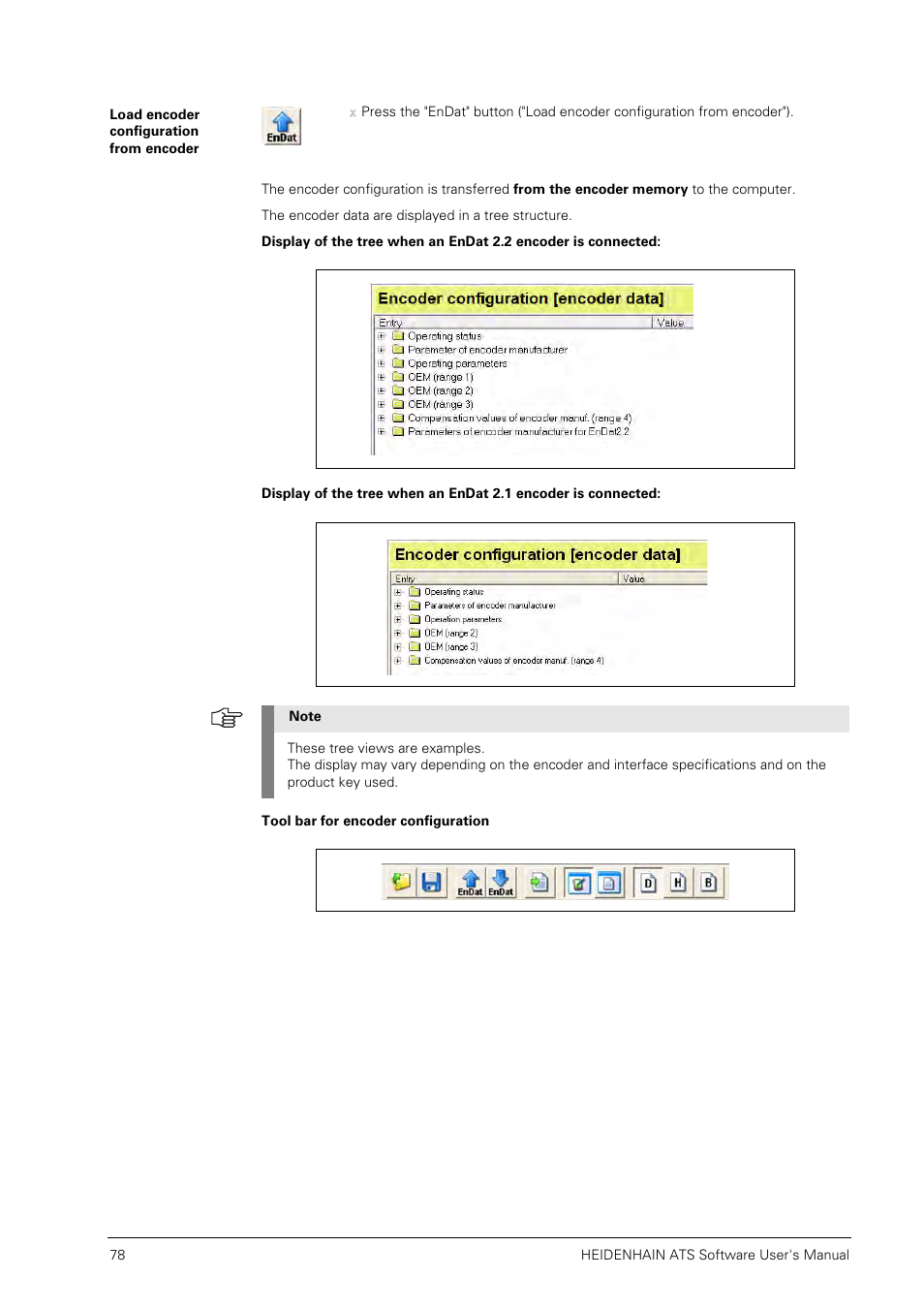 Load encoder configuration from encoder | HEIDENHAIN PWM 20 User Manual | Page 77 / 244