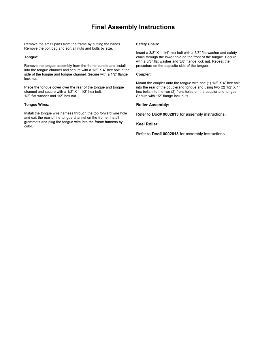 Final assembly instructions | ShoreLand'r 2x4W User Manual | Page 12 / 58