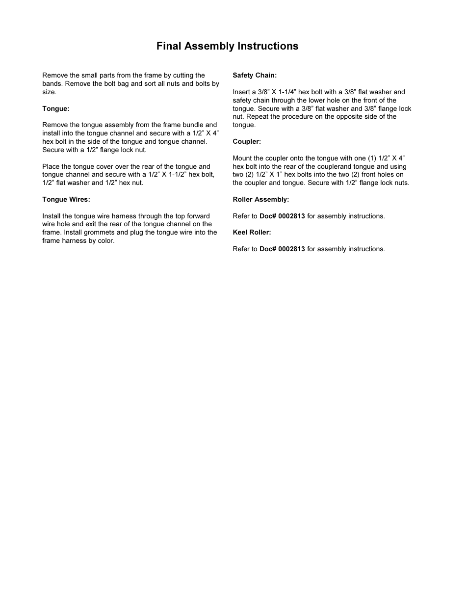 Final assembly instructions | ShoreLand'r 2x4W User Manual | Page 14 / 58