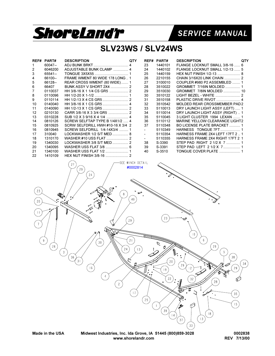 Slv23ws / slv24ws | ShoreLand'r 2x4W User Manual | Page 19 / 58