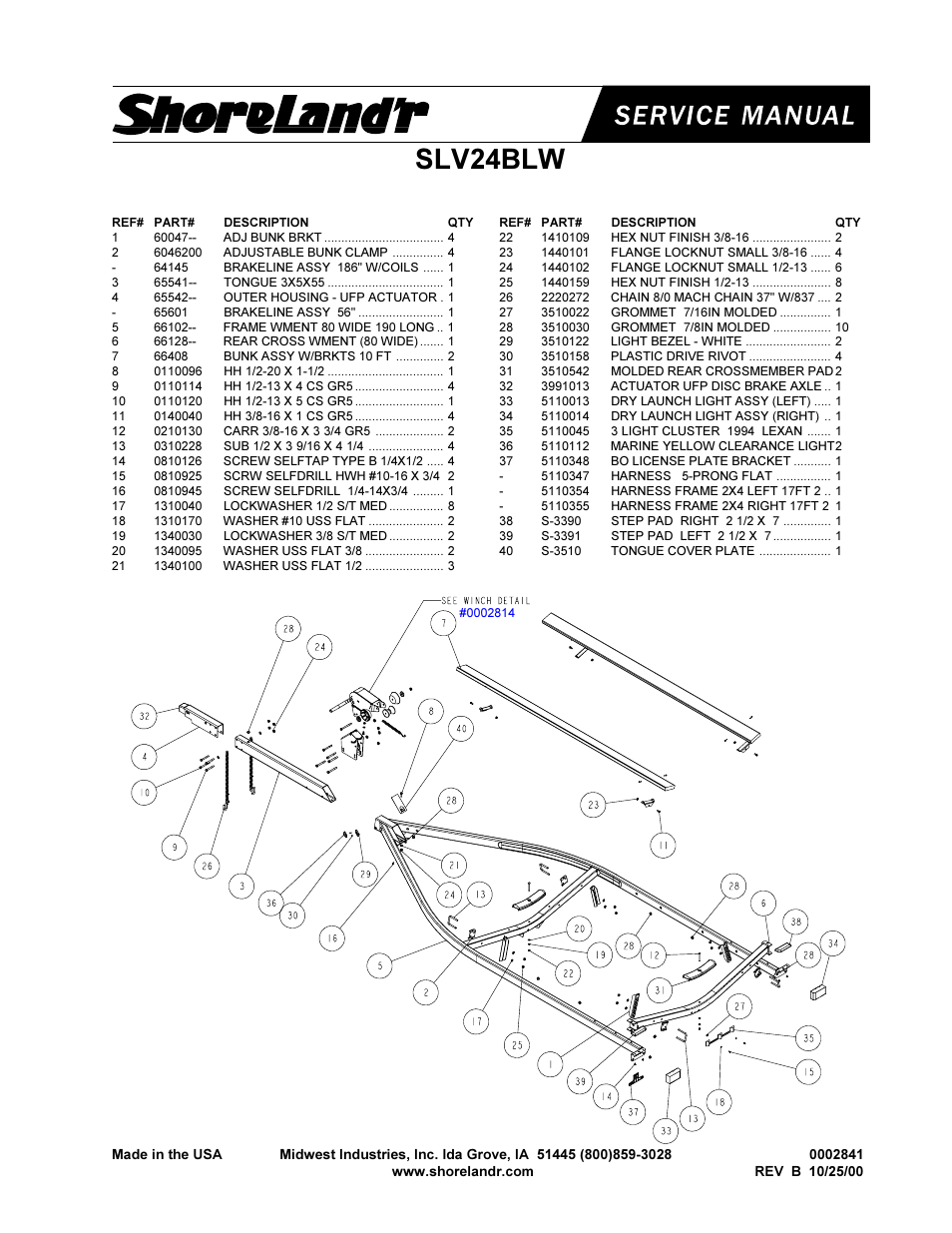 Slv24blw | ShoreLand'r 2x4W User Manual | Page 25 / 58