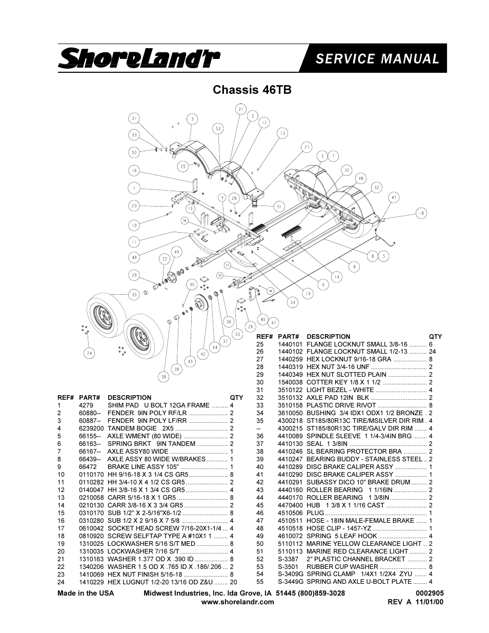Chassis 46tb | ShoreLand'r 2x5 User Manual | Page 15 / 30