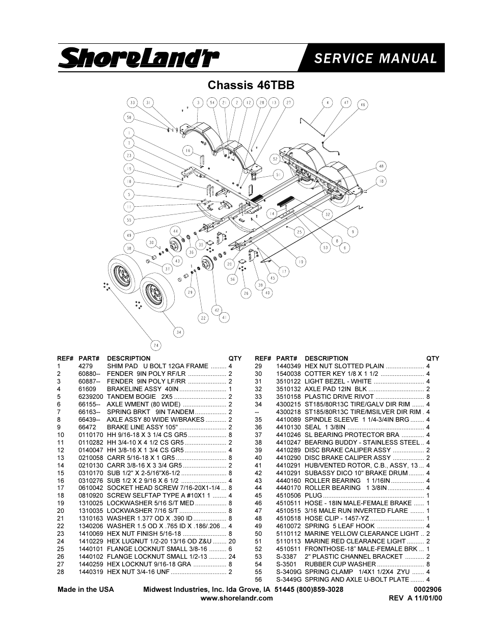 Chassis 46tbb | ShoreLand'r 2x5 User Manual | Page 17 / 30