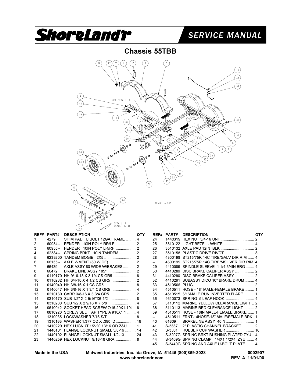 Chassis 55tbb | ShoreLand'r 2x5 User Manual | Page 19 / 30