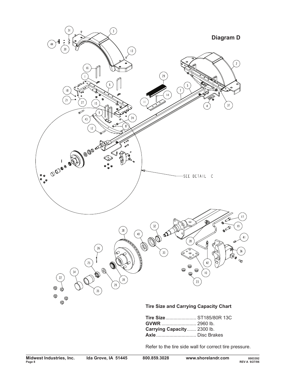 Diagram d | ShoreLand'r B2313BL User Manual | Page 8 / 12