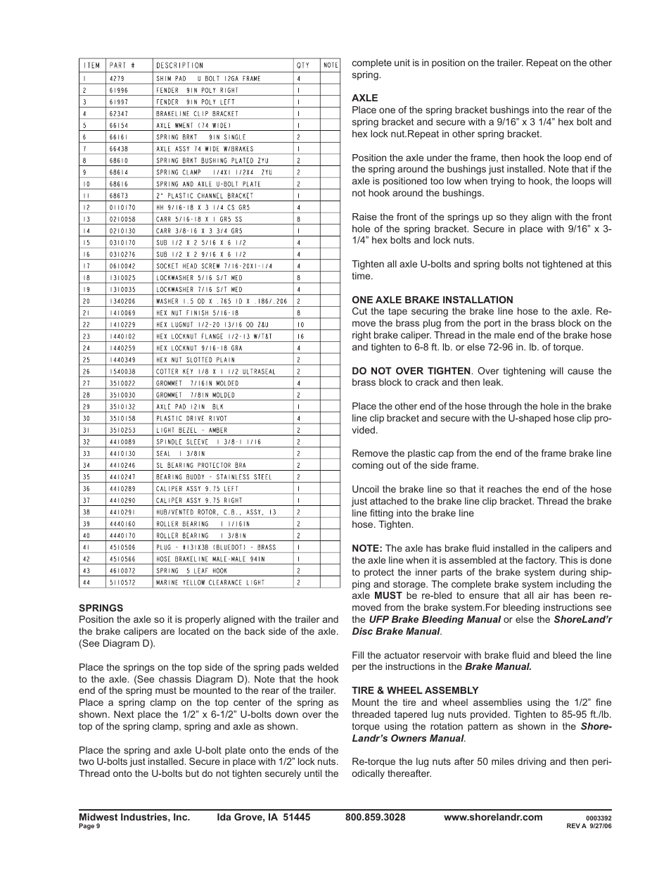 ShoreLand'r B2313BL User Manual | Page 9 / 12