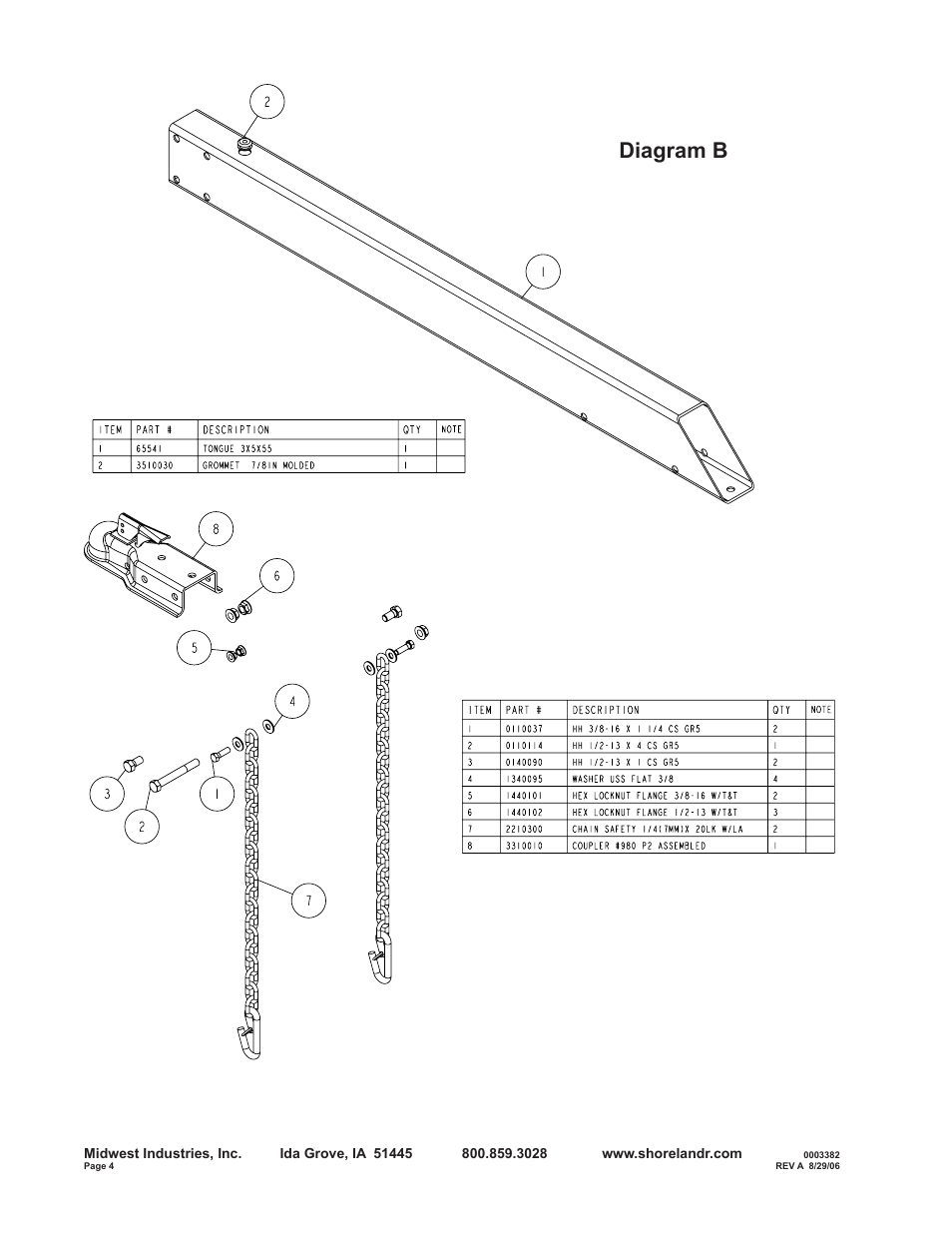 Diagram b | ShoreLand'r B2313L User Manual | Page 4 / 10