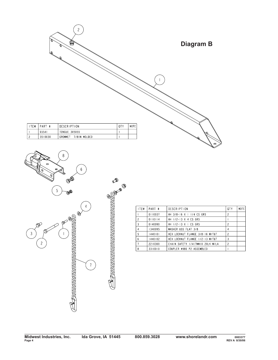 Diagram b | ShoreLand'r B2313S User Manual | Page 4 / 10