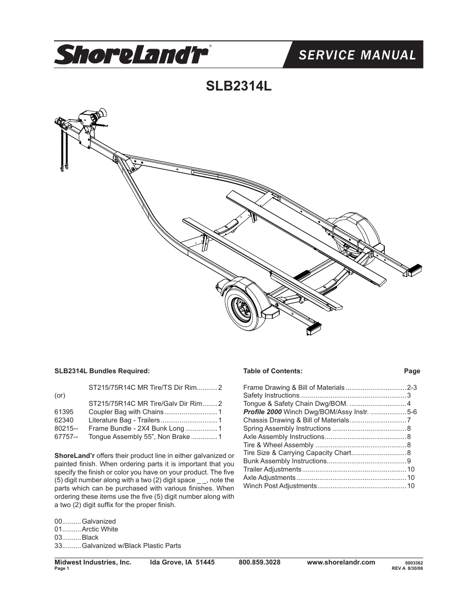 ShoreLand'r B2314L User Manual | 10 pages