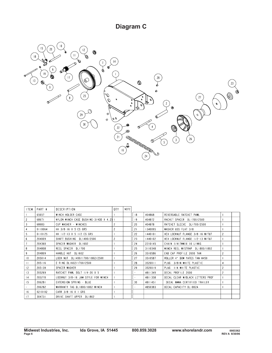 Diagram c | ShoreLand'r B2314L User Manual | Page 6 / 10