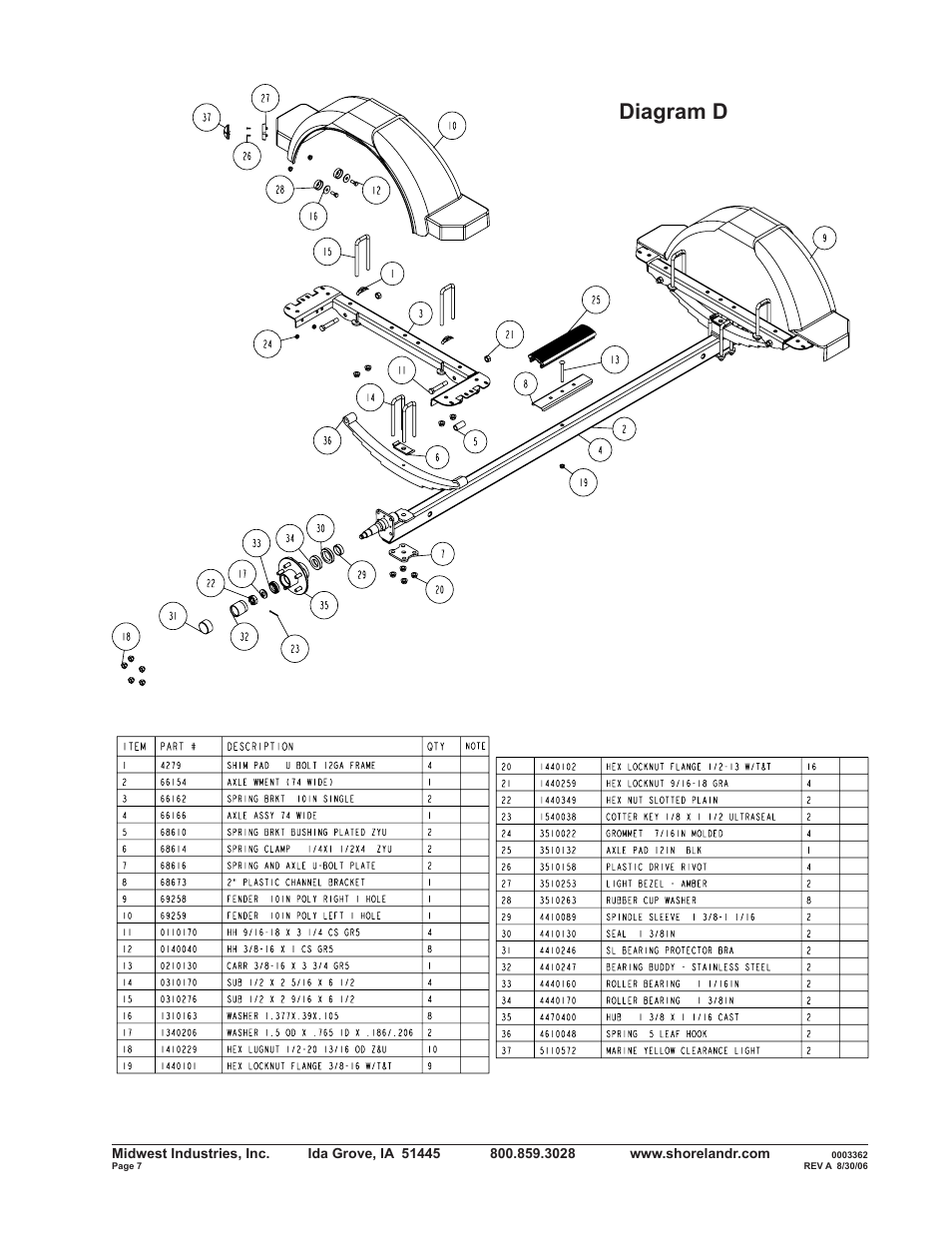 Diagram d | ShoreLand'r B2314L User Manual | Page 7 / 10