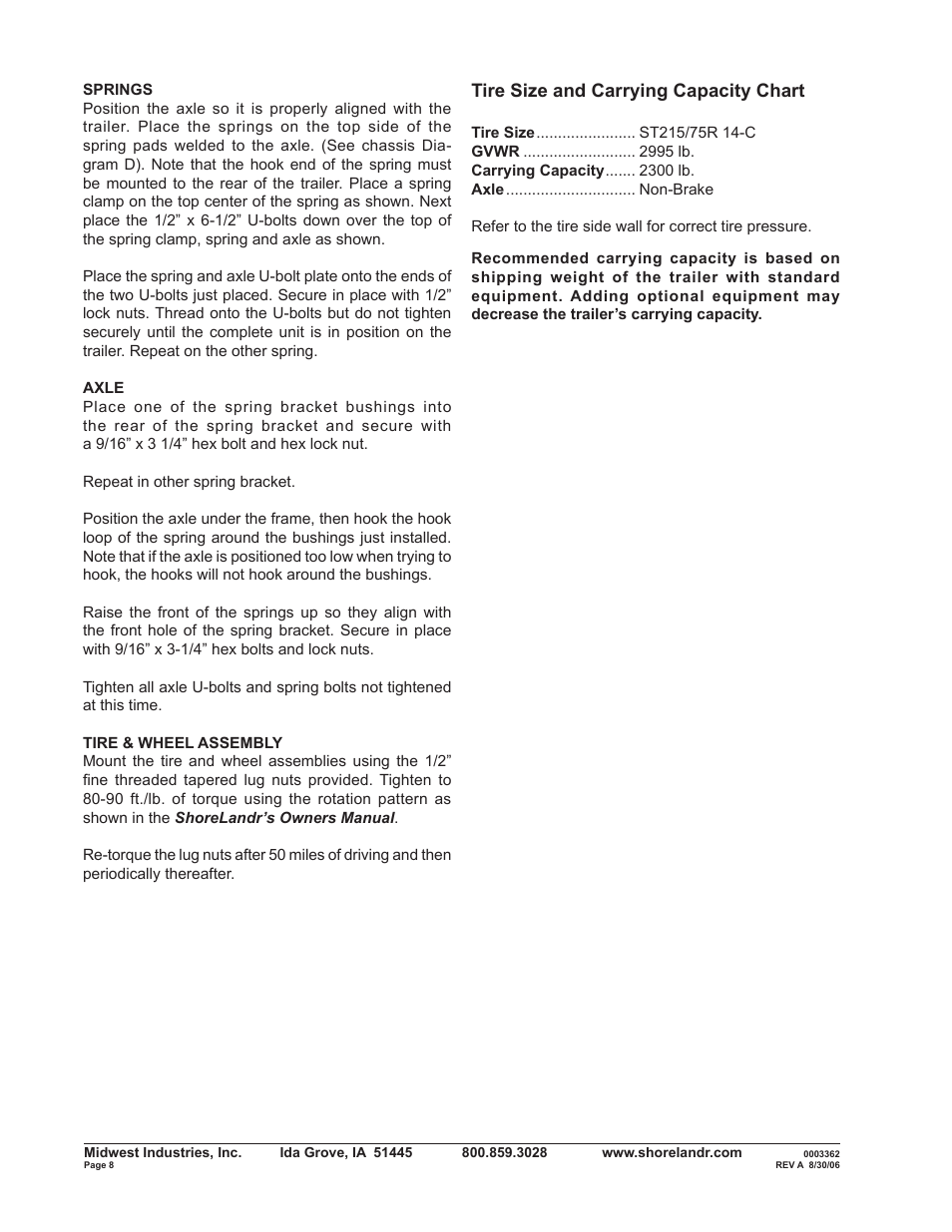 ShoreLand'r B2314L User Manual | Page 8 / 10