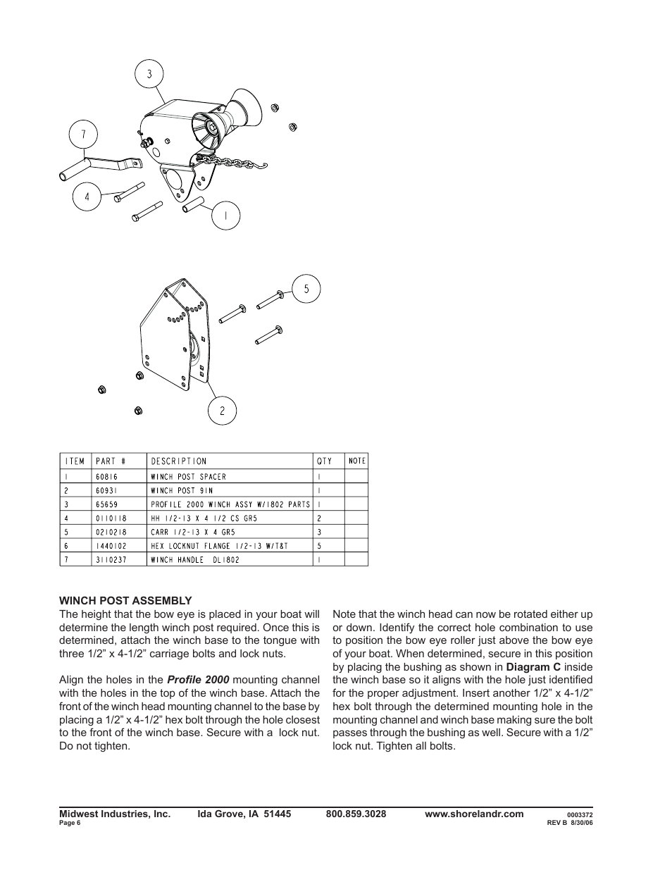 ShoreLand'r B2314LW User Manual | Page 6 / 10