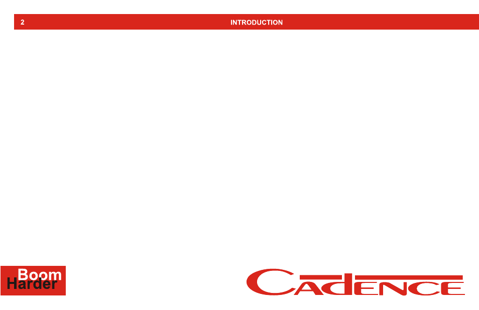 Cadence Q DRIVE SERIES User Manual | Page 2 / 12