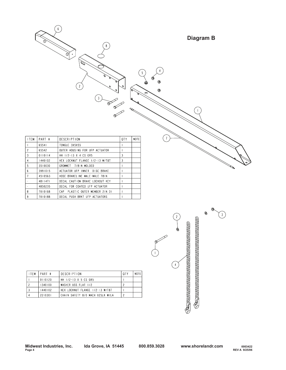 Diagram b | ShoreLand'r B30BL User Manual | Page 4 / 12