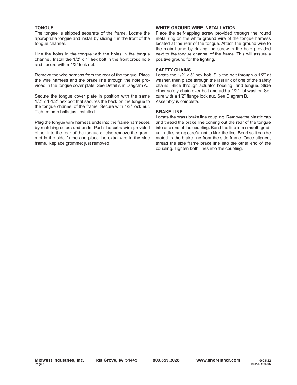 ShoreLand'r B30BL User Manual | Page 5 / 12