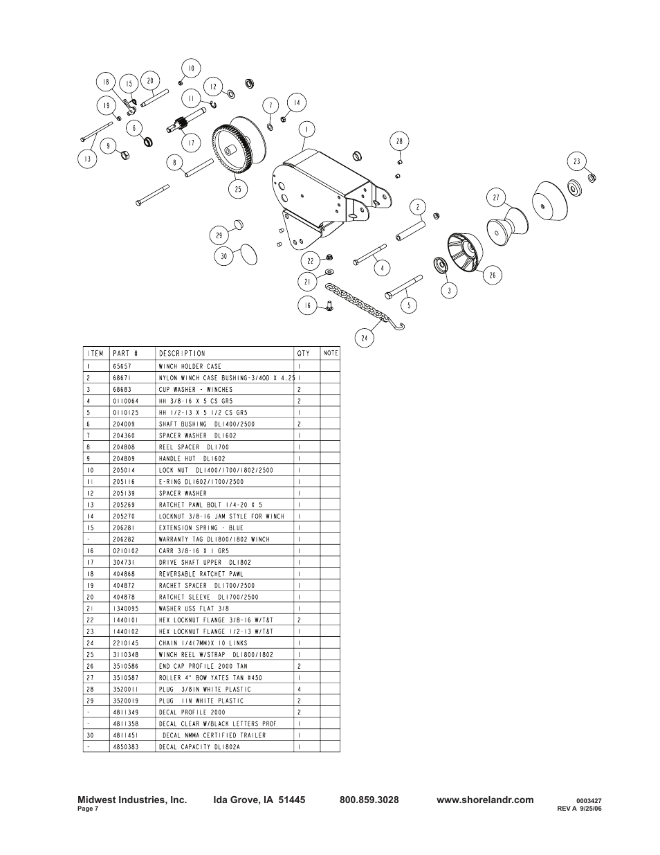 ShoreLand'r B30BSW User Manual | Page 7 / 12