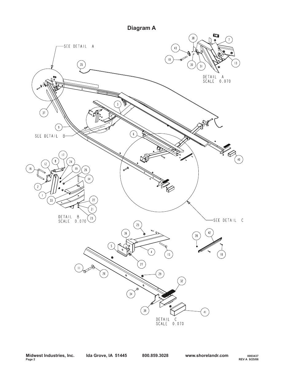 Diagram a | ShoreLand'r B30BXLW User Manual | Page 2 / 12