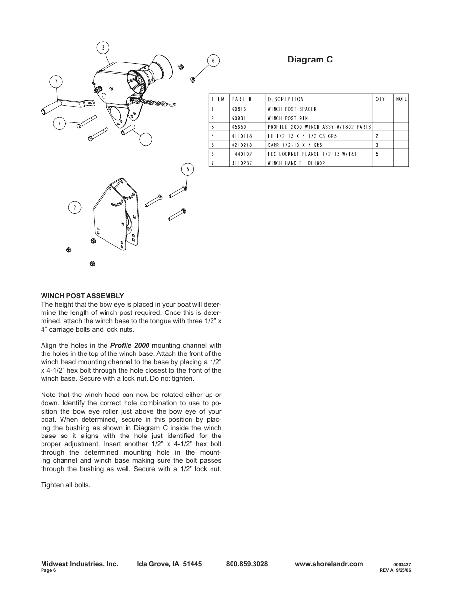 Diagram c | ShoreLand'r B30BXLW User Manual | Page 6 / 12