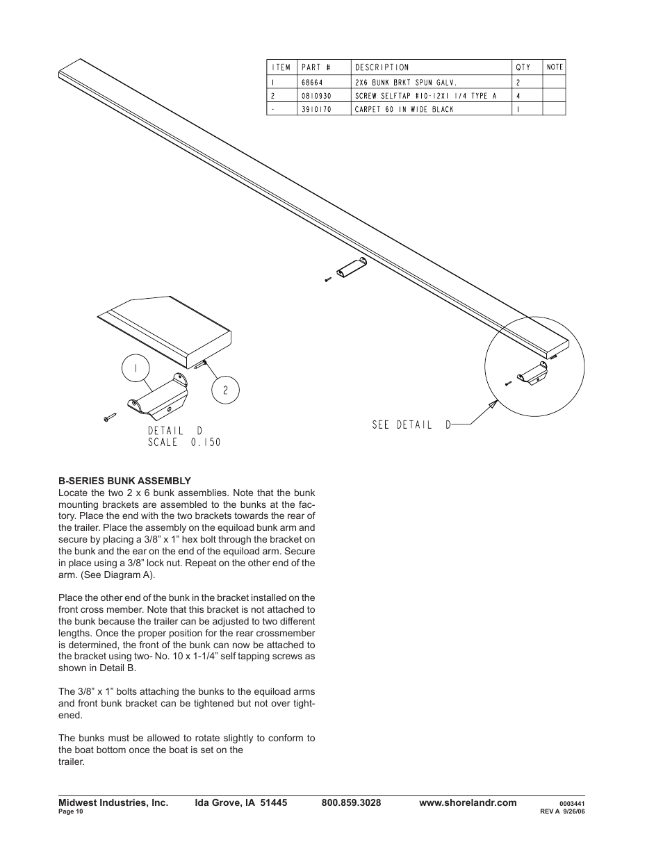 ShoreLand'r B34BLW User Manual | Page 10 / 12