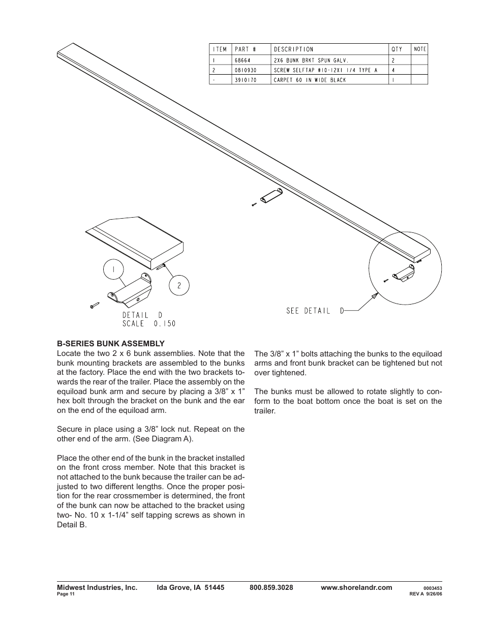 ShoreLand'r B40TBBLW User Manual | Page 11 / 12