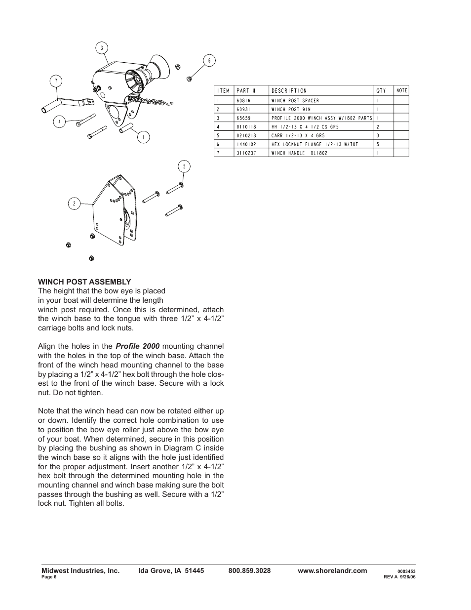 ShoreLand'r B40TBBLW User Manual | Page 6 / 12