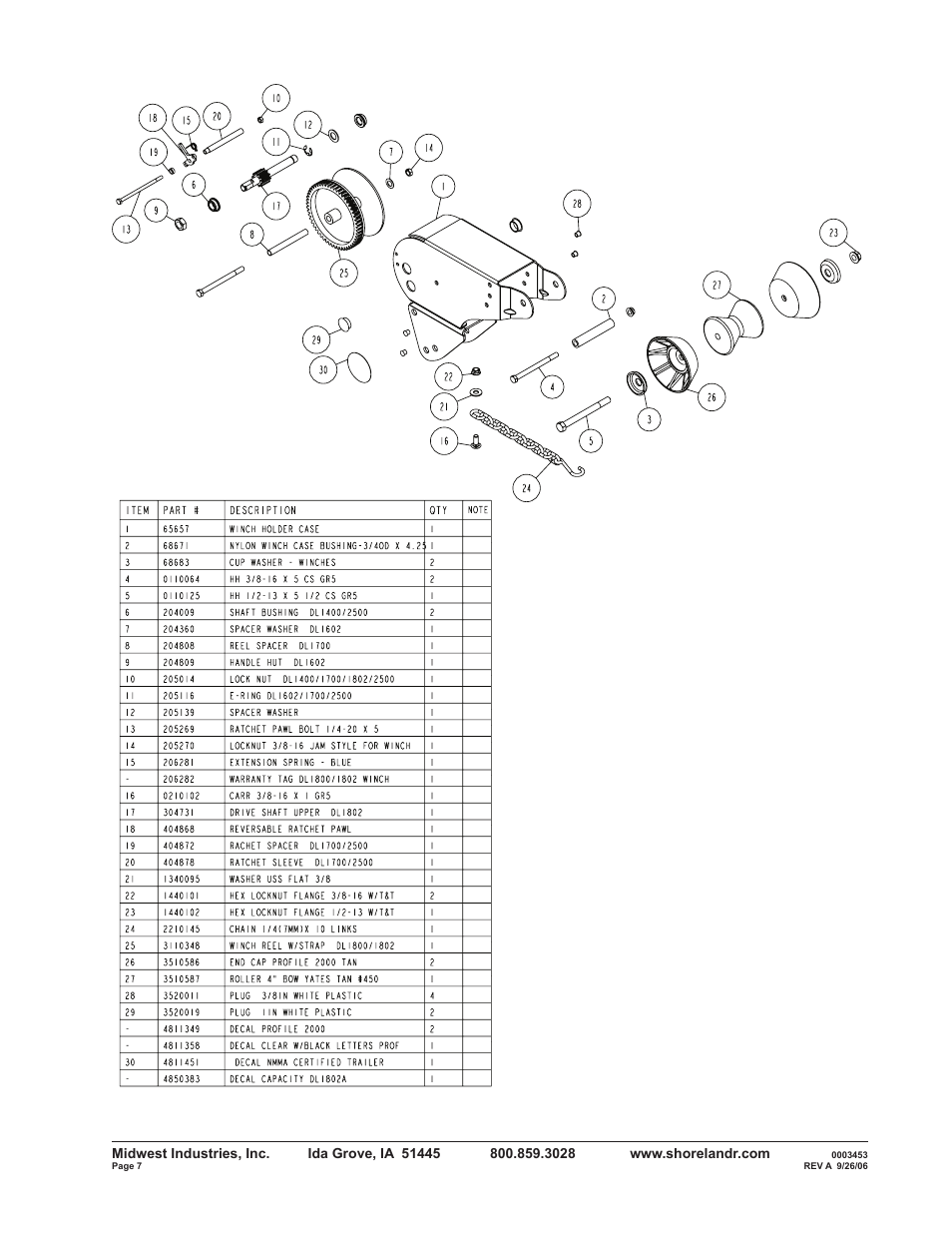 ShoreLand'r B40TBBLW User Manual | Page 7 / 12