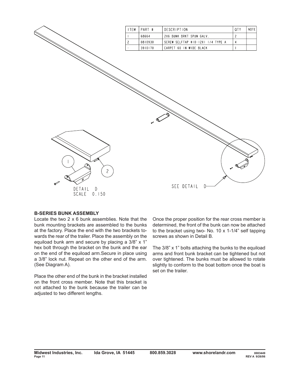 ShoreLand'r B40TBLW User Manual | Page 11 / 12